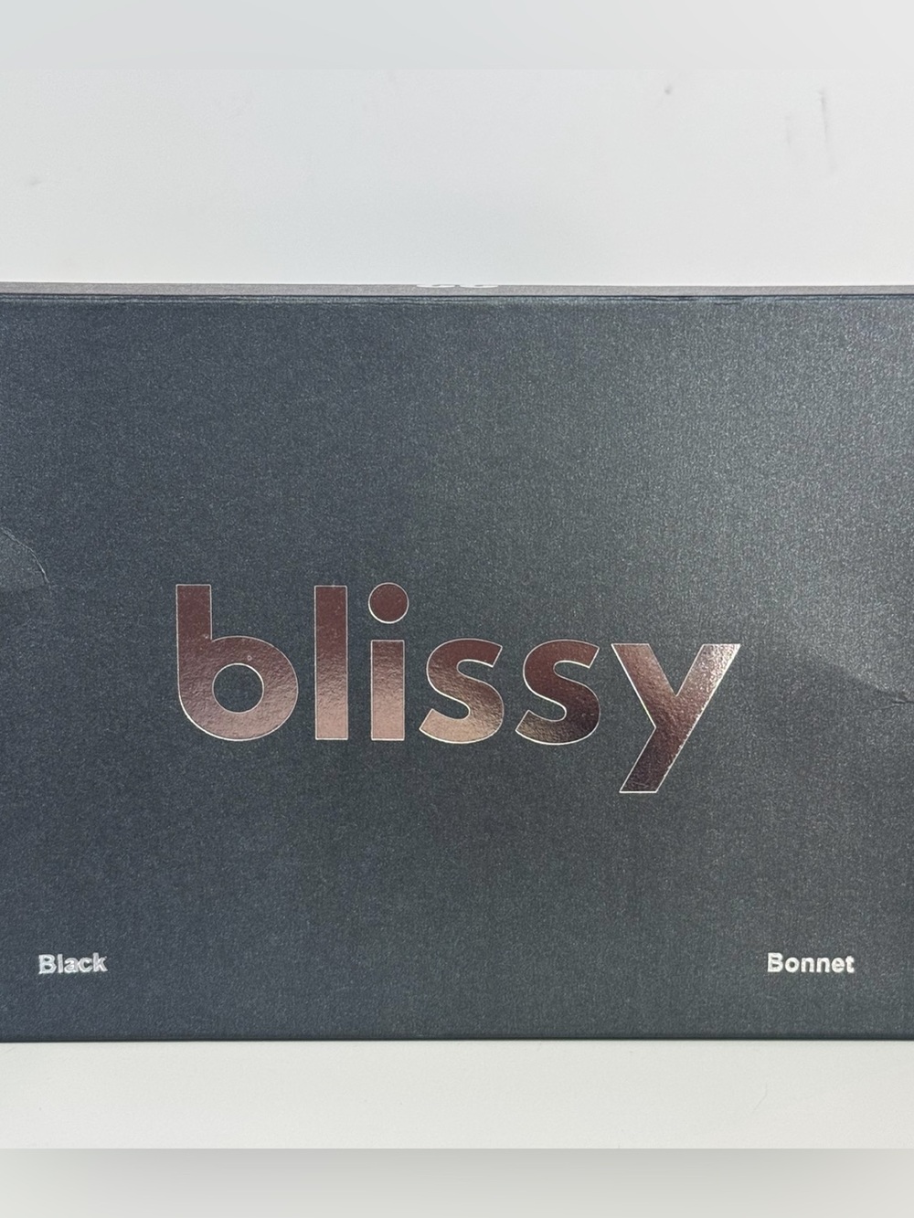 Blissy 100% Mulberry Silk Bonnet – Black – Brand New in Box